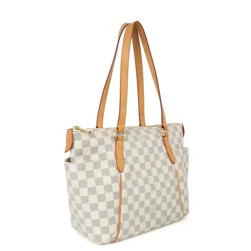 [BUNJANG] Louis Vuitton Damier Azur Totally PM Tote Bag / 루이비통 다미에 아주르 토탈리PM 쇼퍼백 N51261