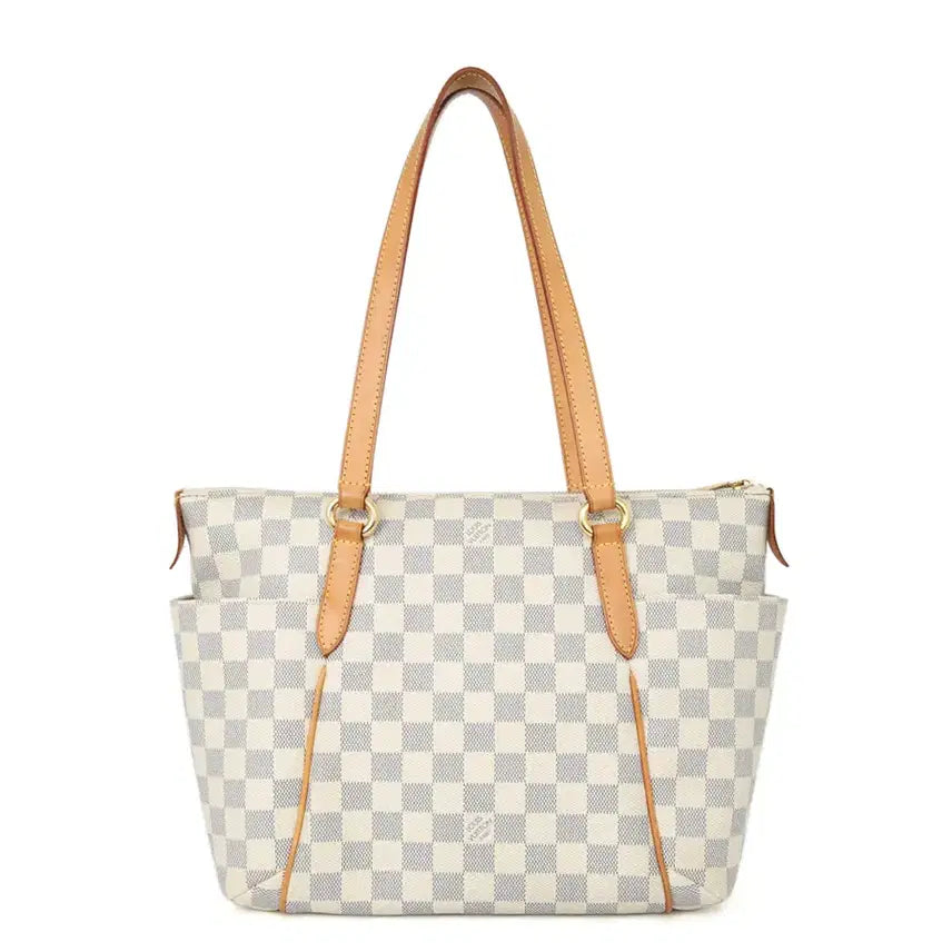 [BUNJANG] Louis Vuitton Damier Azur Totally PM Tote Bag / 루이비통 다미에 아주르 토탈리PM 쇼퍼백 N51261