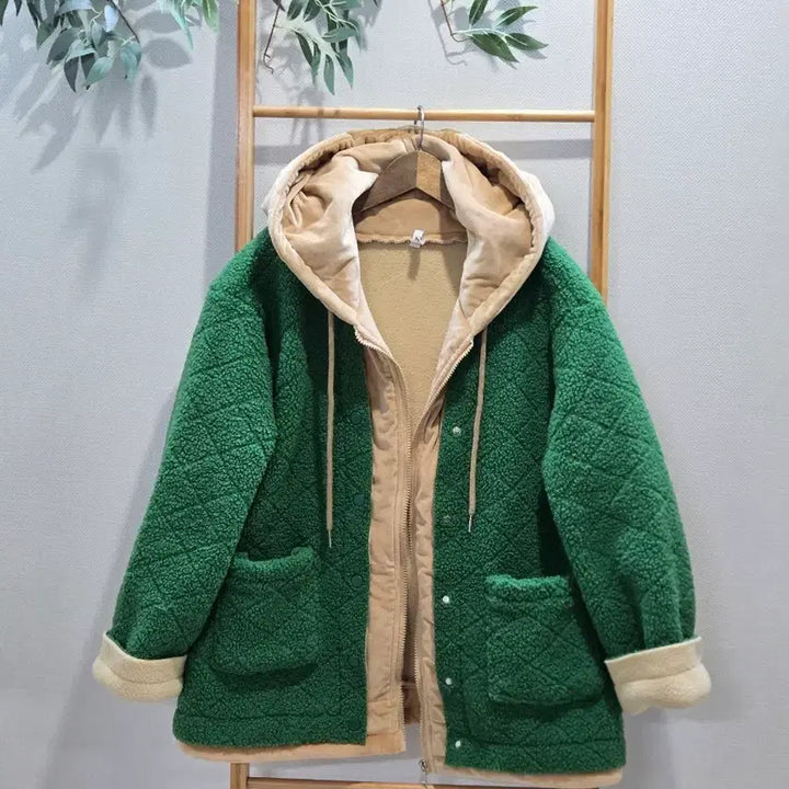 [BUNJANG] Big Size Puffy Jacket / 예쁜 뽀글이 빅사이즈 뽀글이 자켓