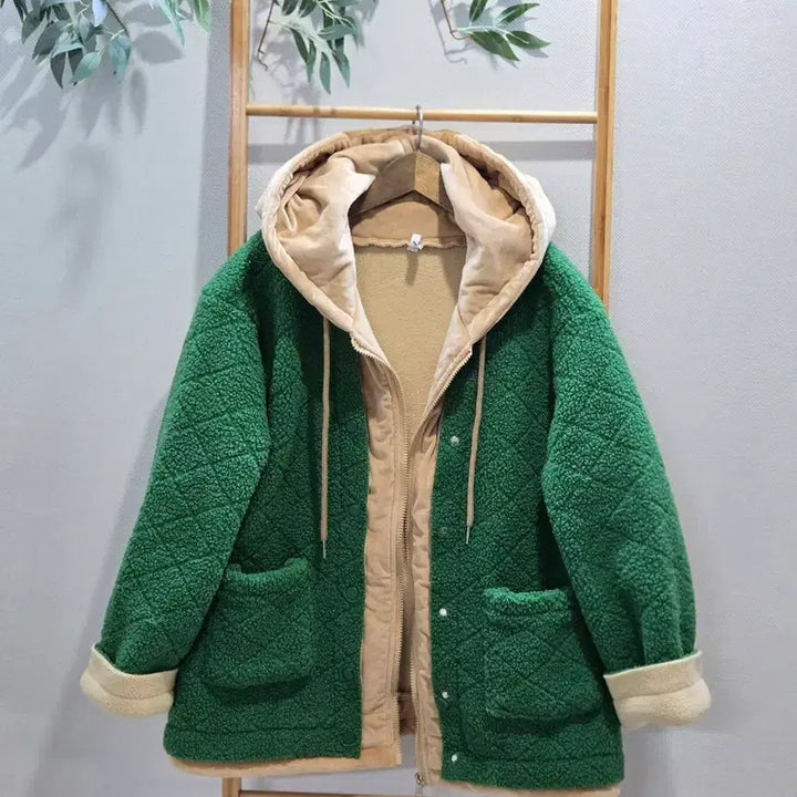 [BUNJANG] Big Size Puffy Jacket / 예쁜 뽀글이 빅사이즈 뽀글이 자켓