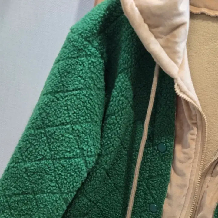 [BUNJANG] Big Size Puffy Jacket / 예쁜 뽀글이 빅사이즈 뽀글이 자켓