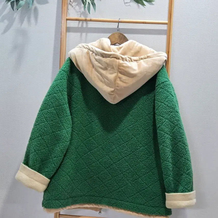 [BUNJANG] Big Size Puffy Jacket / 예쁜 뽀글이 빅사이즈 뽀글이 자켓