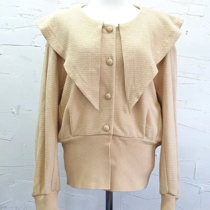 [BUNJANG] SYSTEM Big Collar Knit Blouse / SYSTEM 빅 카라 니트블라우스 55