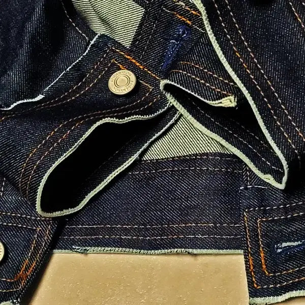 [BUNJANG] Andersson Bell Indigo Denim Western Trucker Jacket / 앤더슨벨 진청 인디고 데님 웨스턴 트러커자켓 myr
