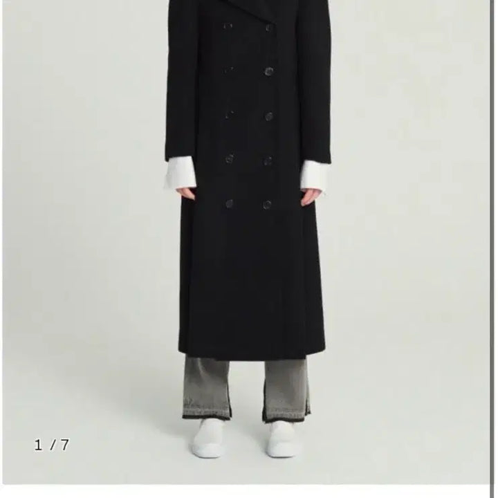 [BUNJANG] Suzy Recto Double Breasted Long Coat / 렉토 더블 브레스트 수지 롱코트