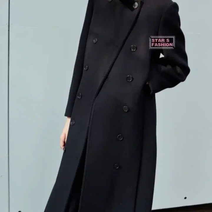 [BUNJANG] Suzy Recto Double Breasted Long Coat / 렉토 더블 브레스트 수지 롱코트