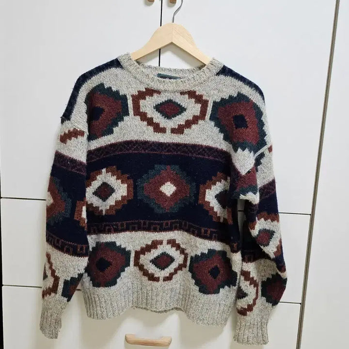 [BUNJANG] Pattern Knit Sweater (Size M) / 패턴니트 스웨터 M사이즈