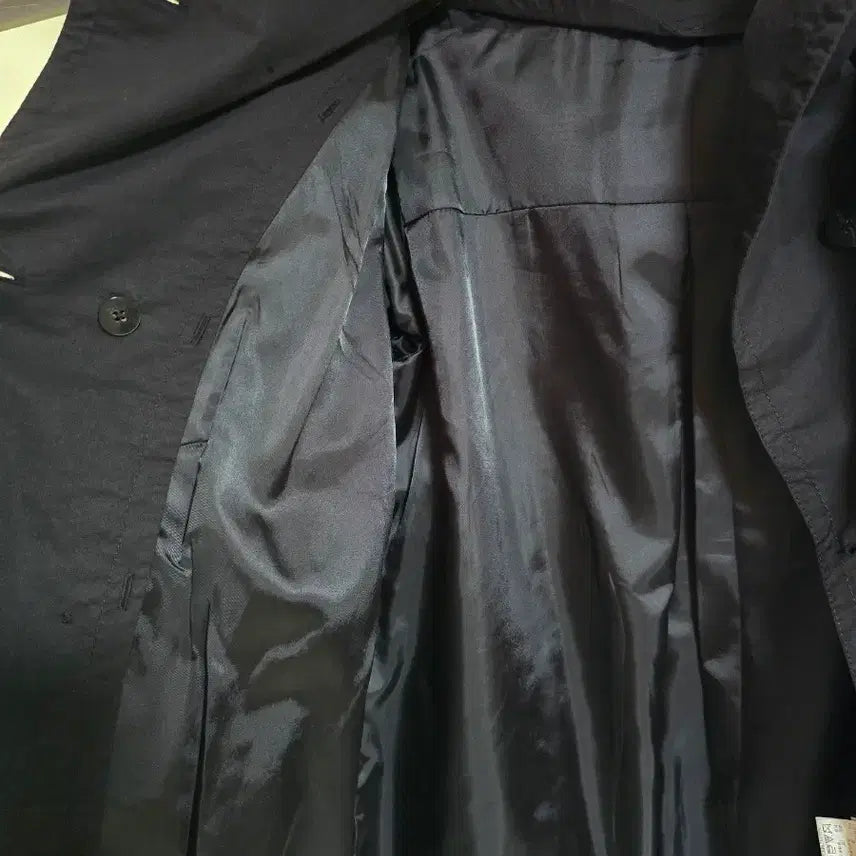 [BUNJANG] (G)I-DLE Tomboy Black Trench Coat (Size 55) / 상태좋음)Tomboy 톰보이 블랙 트렌치 코트 55사이즈