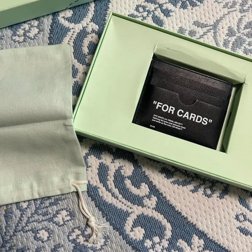 [BUNJANG] Off-White FOR CARDS Card Wallet / 오프화이트 "FOR CARDS" 카드지갑 블랙