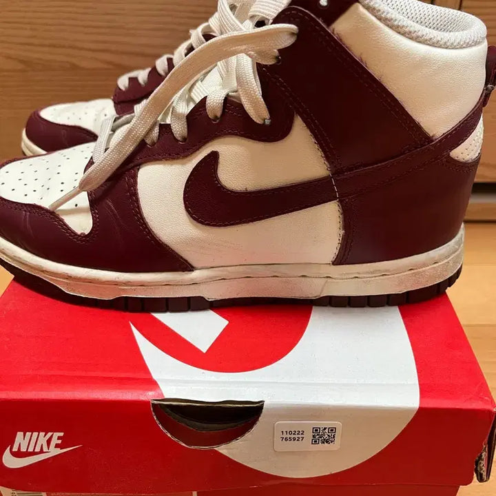 [BUNJANG] Nike Dunk High Team Red 225 / 나이키 덩크 하이 팀 레드 225