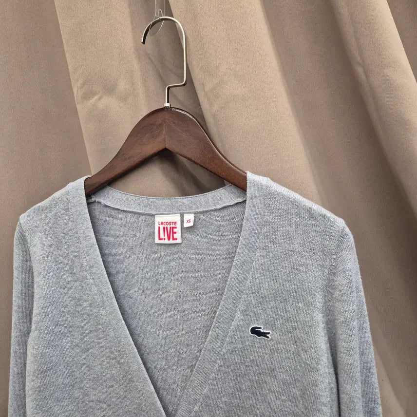 [BUNJANG] Lacoste Cotton Cardigan XS / 라코스테 코튼 가디건 XS