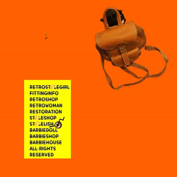 [BUNJANG] Vintage Leather Backpack / 507 백팩 가죽 배낭 가죽백 가죽가방 빈티지가방 여성가방 여자백