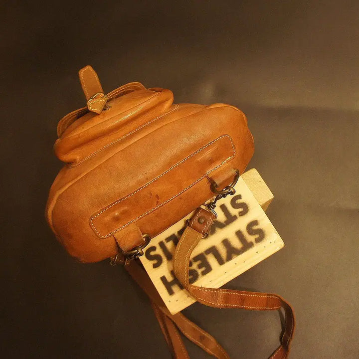 [BUNJANG] Vintage Leather Backpack / 507 백팩 가죽 배낭 가죽백 가죽가방 빈티지가방 여성가방 여자백