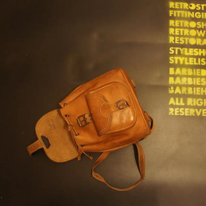 [BUNJANG] Vintage Leather Backpack / 507 백팩 가죽 배낭 가죽백 가죽가방 빈티지가방 여성가방 여자백