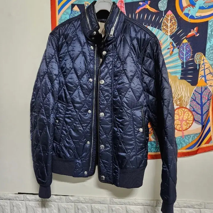[BUNJANG] Burberry Quilted Blouson Jacket 46 / (정품새상품)버버리 퀼팅 블루종 점버 46(95정도)