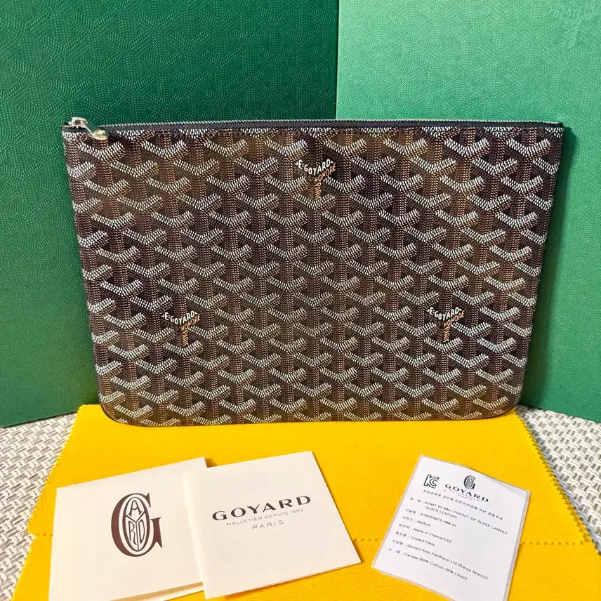 [SOLD OUT] ((새상품급/풀구성))고야드 세나 mm 클러치 블랙