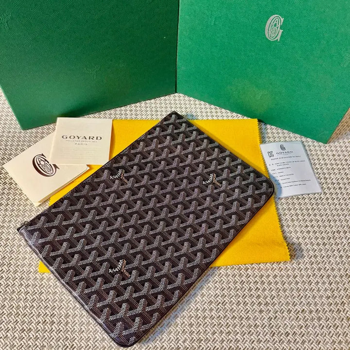 [SOLD OUT] ((새상품급/풀구성))고야드 세나 mm 클러치 블랙