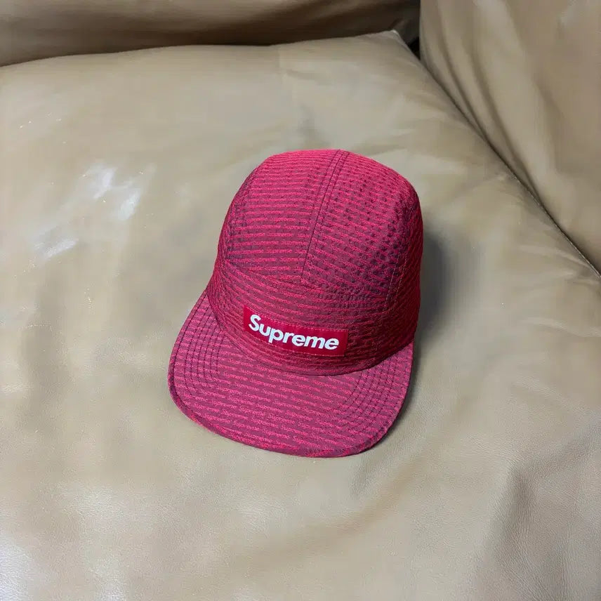 [BUNJANG] Supreme Camp Cap Red / 슈프림 캠프캡 모자 박스로고 리피터 레드