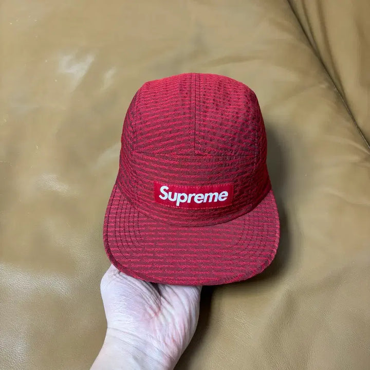 [BUNJANG] Supreme Camp Cap Red / 슈프림 캠프캡 모자 박스로고 리피터 레드