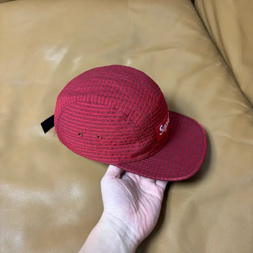 [BUNJANG] Supreme Camp Cap Red / 슈프림 캠프캡 모자 박스로고 리피터 레드