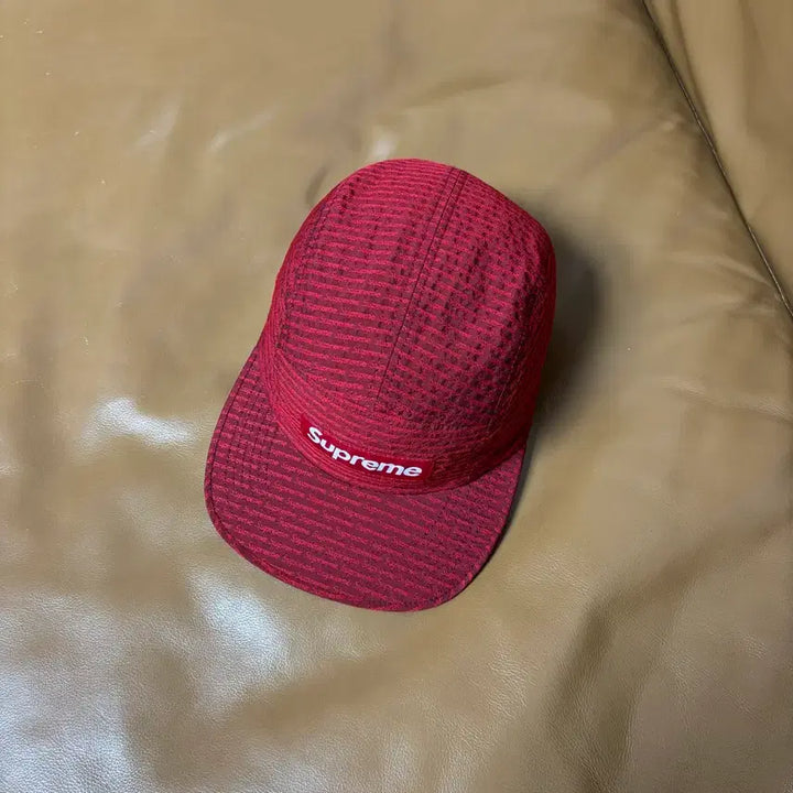 [BUNJANG] Supreme Camp Cap Red / 슈프림 캠프캡 모자 박스로고 리피터 레드