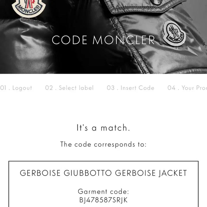 [BUNJANG] Moncler Padded Jacket (Size 0/US 4-6) / 몽클레어 사선 패딩(0/44~55)