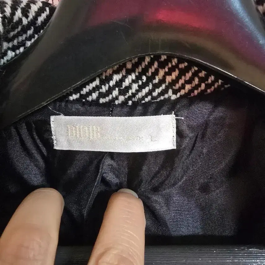 [BUNJANG] DIGIB Herringbone Double Long Coat (Size 77) / DIGIB 헤링본 더블 롱코트 77사이즈