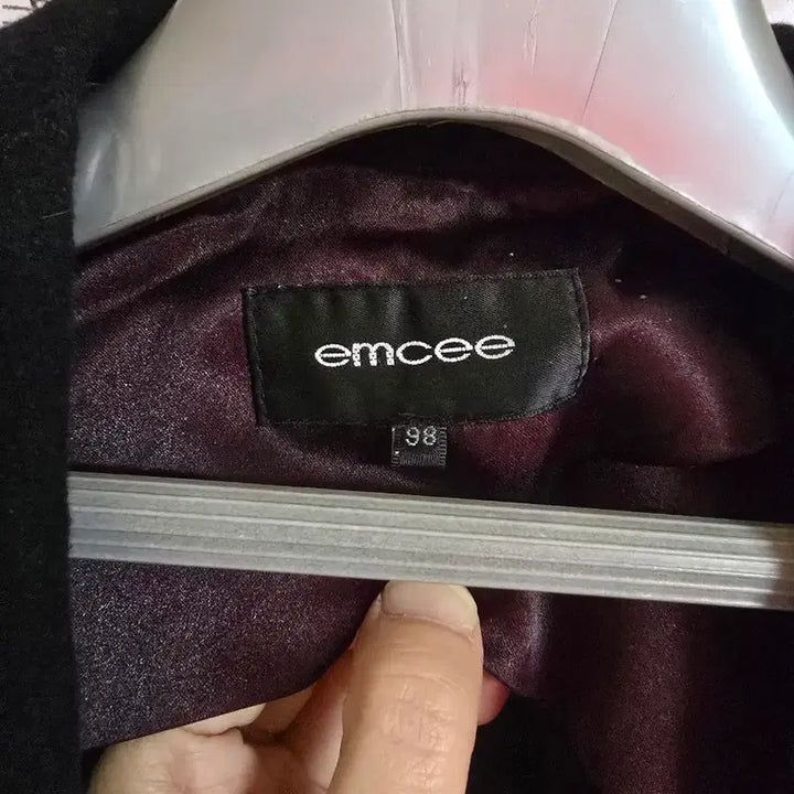 [BUNJANG] Emcee Black Wool Jacket (Size 77) / emcee 블랙 여성 모직자켓 98사이즈(77사이즈)