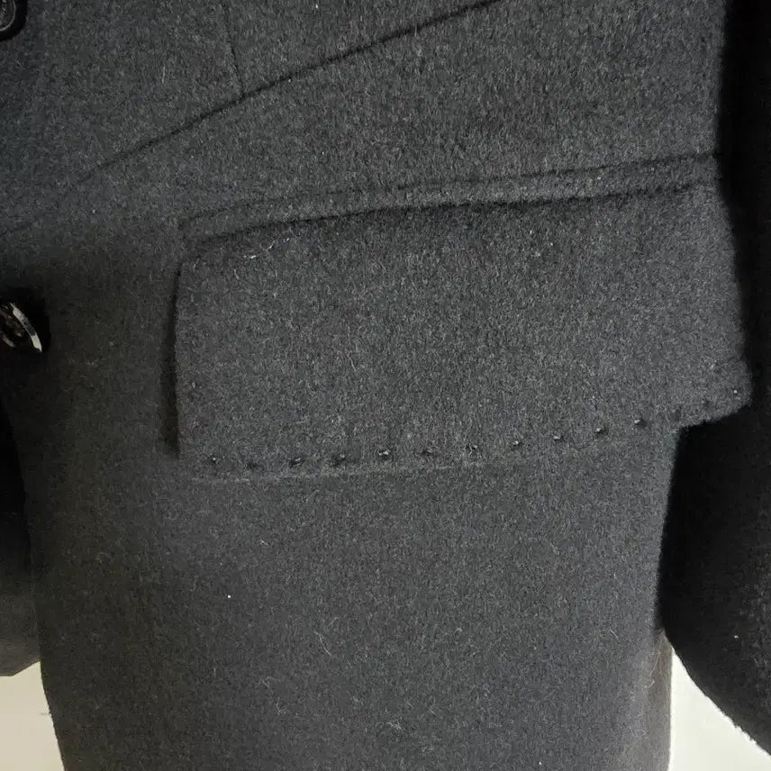 [BUNJANG] Emcee Black Wool Jacket (Size 77) / emcee 블랙 여성 모직자켓 98사이즈(77사이즈)