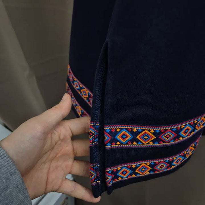 [BUNJANG] Champion Geometric Pattern Sweatshirt (Navy, L) / 챔피온 네이비 기하학 패턴 맨투맨 L