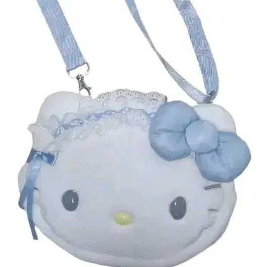 [BUNJANG] Hello Kitty Pouch Blue Kitty Subculture Bag / 헬로키티 포셰트 블루키티 미즈이로 섭컬 서브컬쳐 유메미루 산리오 가방