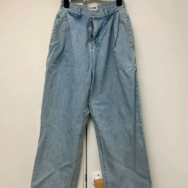 [BUNJANG] Amomento Denim Slacks / 아모멘토 핀턱 데님 슬랙스s