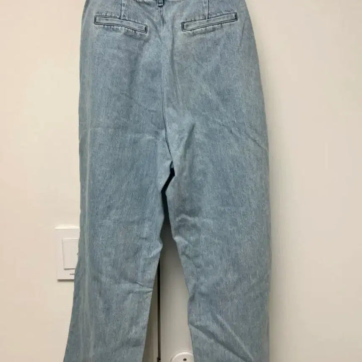 [BUNJANG] Amomento Denim Slacks / 아모멘토 핀턱 데님 슬랙스s