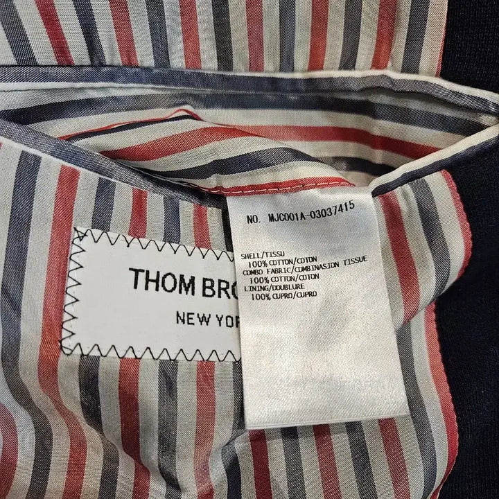 [BUNJANG] Thom Browne Gold Blazer Jacket Navy / [정품/금장/2사이즈] 톰브라운 금장 블레이저 마이 정장 자켓 네이비