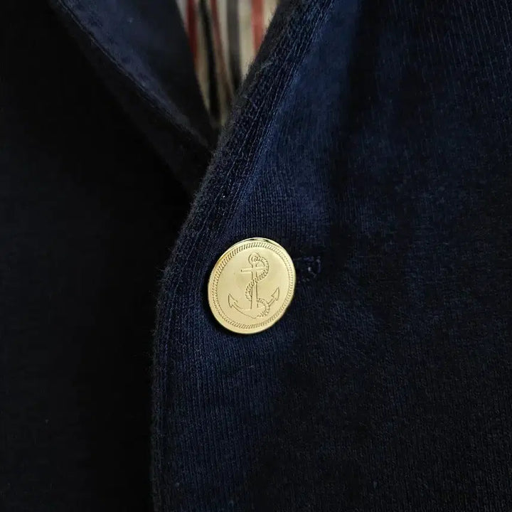 [BUNJANG] Thom Browne Gold Blazer Jacket Navy / [정품/금장/2사이즈] 톰브라운 금장 블레이저 마이 정장 자켓 네이비