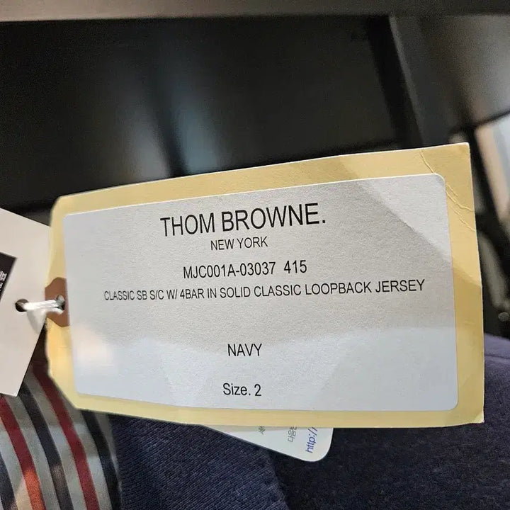 [BUNJANG] Thom Browne Gold Blazer Jacket Navy / [정품/금장/2사이즈] 톰브라운 금장 블레이저 마이 정장 자켓 네이비