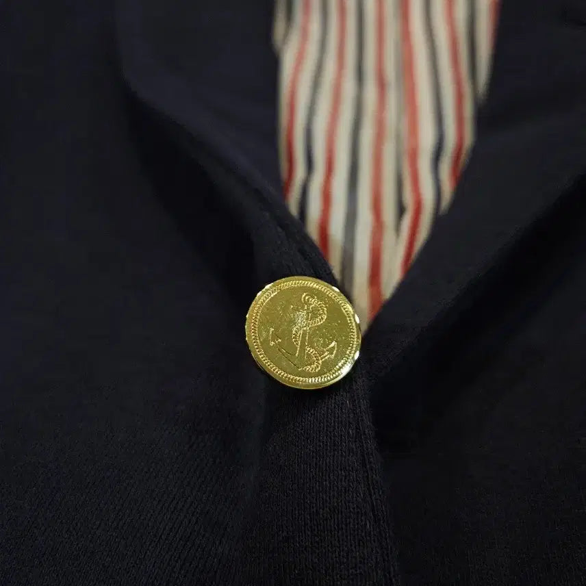 [BUNJANG] Thom Browne Gold Blazer Jacket Navy / [정품/금장/2사이즈] 톰브라운 금장 블레이저 마이 정장 자켓 네이비