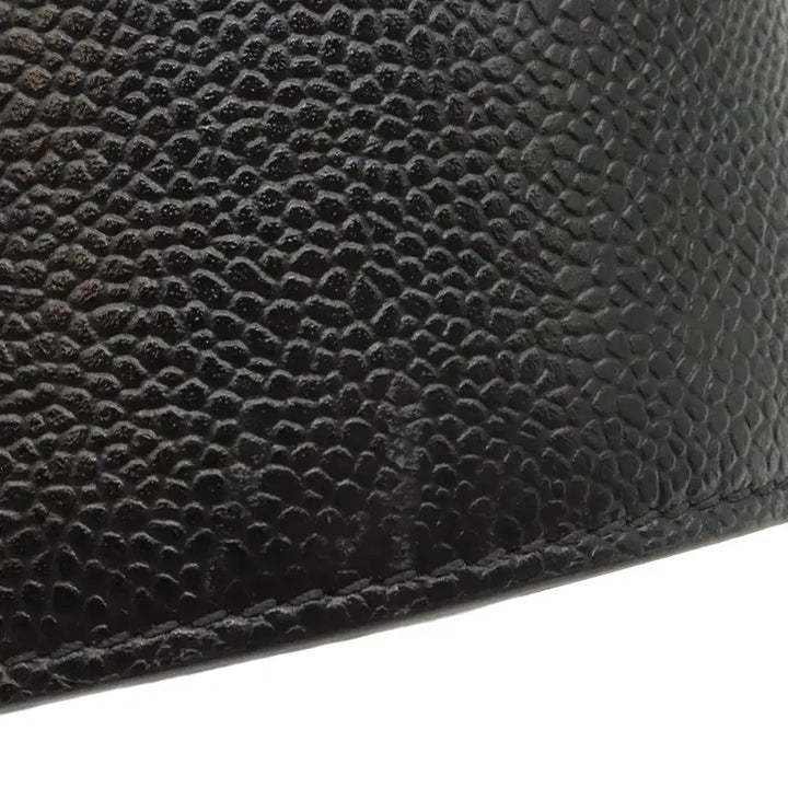 [BUNJANG] Thom Browne Grain Leather Mini Bucket Crossbody Bag / 톰브라운 블랙 그레인 레더 드로스트링 미니 버킷 크로스백 FAP384A