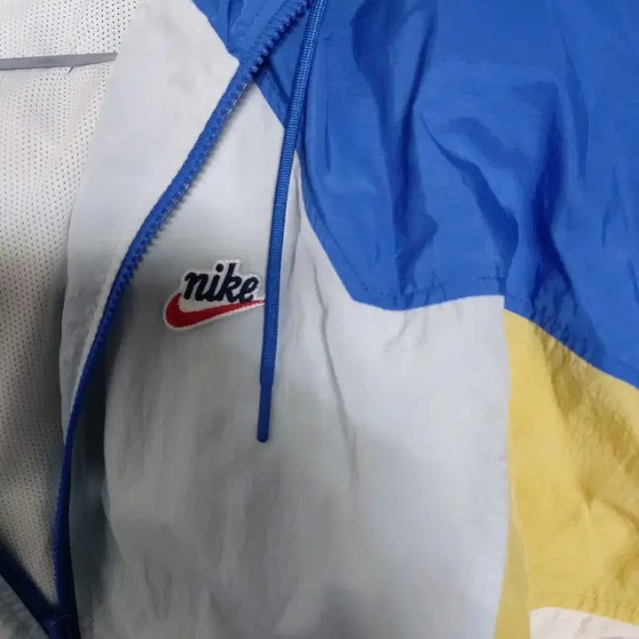 [BUNJANG] Nike Windbreaker Blue/White/Yellow / 나이키 바람막이 블루/화이트/옐로우