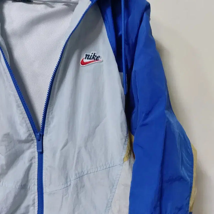 [BUNJANG] Nike Windbreaker Blue/White/Yellow / 나이키 바람막이 블루/화이트/옐로우