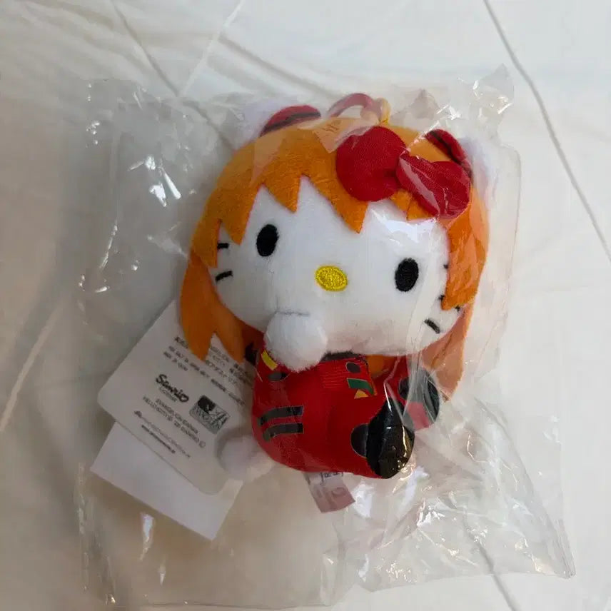 [BUNJANG] Evangelion Asuka Keyring / 에반게리온 키티 아스카 키링