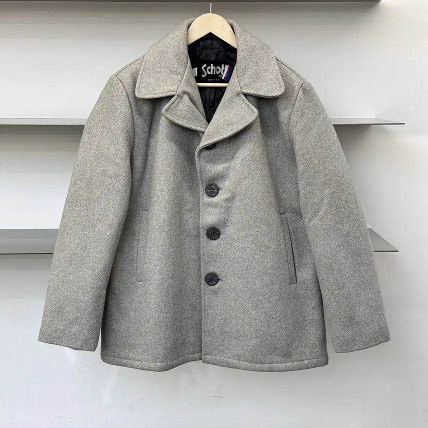 [BUNJANG] U.S.N 756 Single Pea Coat / 쇼트 뉴욕 U.S.N 756 싱글 피코트
