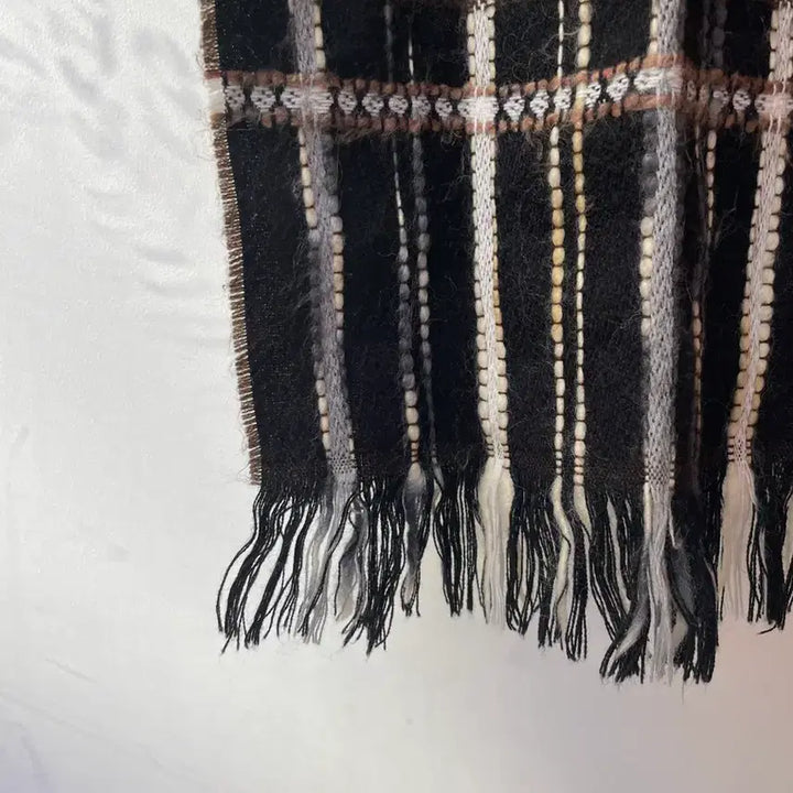 [BUNJANG] UVA Brown Check Pattern Muffler / UVA 브라운 체크 패턴 머플러 F