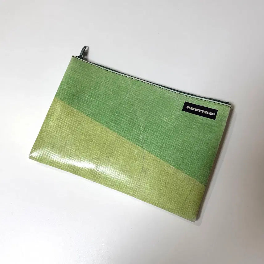 [BUNJANG] Freitag Chuck Pouch Clutch Bag Green / 프라이탁 척 파우치 클러치 가방 그린