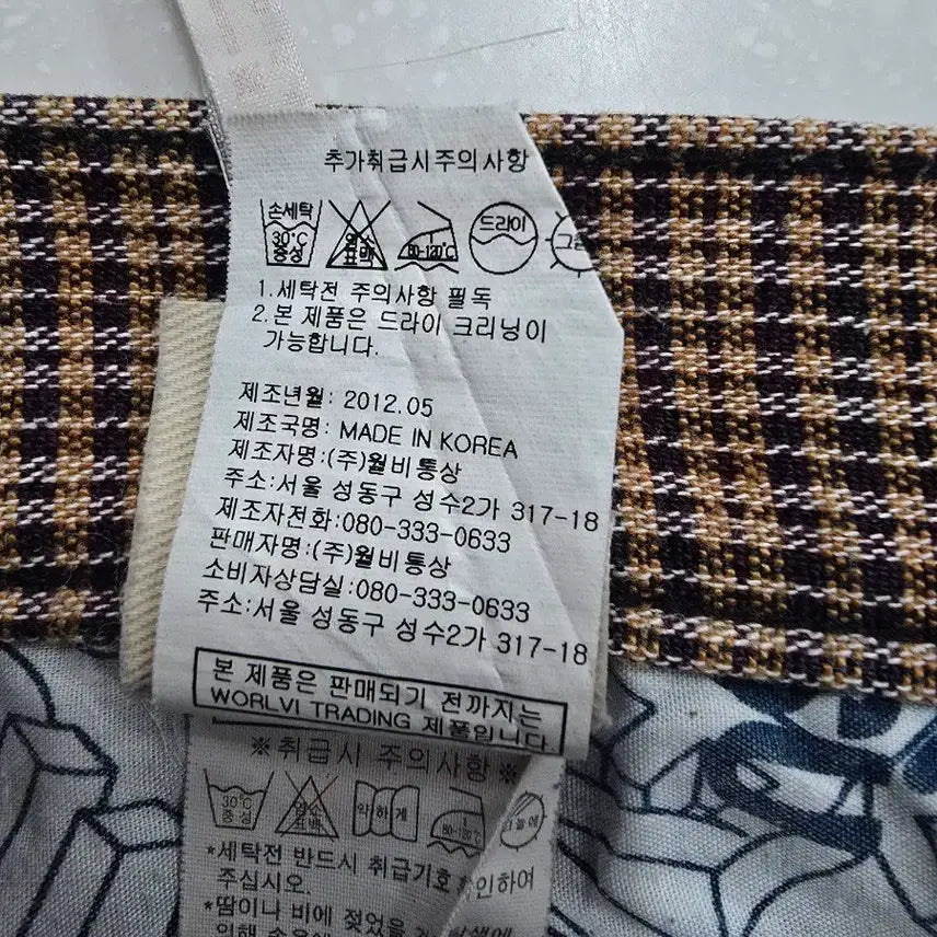 [BUNJANG] EVISU Checkered Denim Shorts / 에비수 체크 배색 데님 반바지