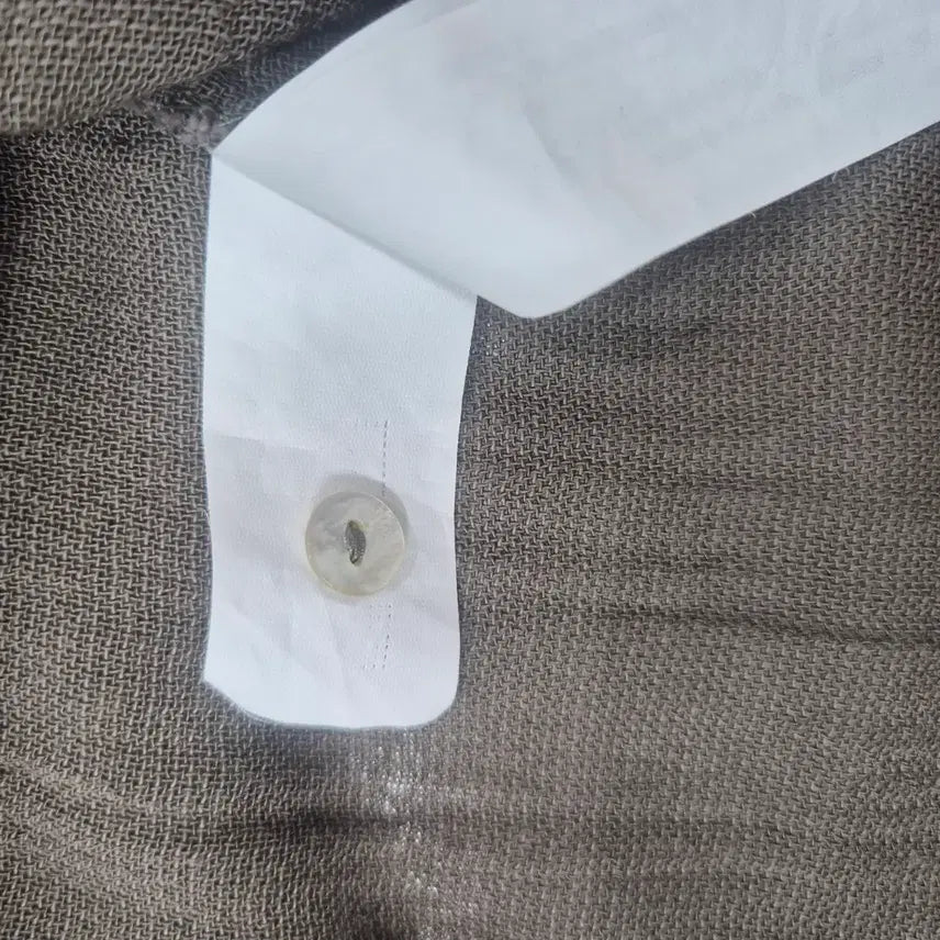 [BUNJANG] Zara Brown Long Shirt / 자라 롱 기장 브라운 셔츠 남방