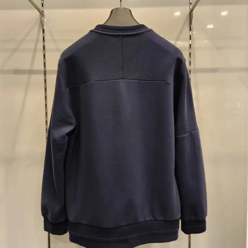 [BUNJANG] System Homme Navy Pattern Sweatshirt (Size 95) / 시스템옴므 네이비패턴 맨투맨95(최상급)