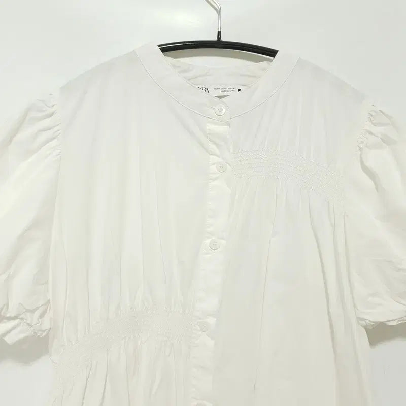 [SOLD OUT] 자라 언발 퍼프 소매 원피스 M_S0345