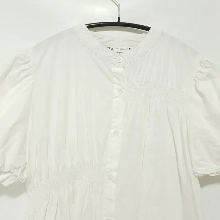 [SOLD OUT] 자라 언발 퍼프 소매 원피스 M_S0345