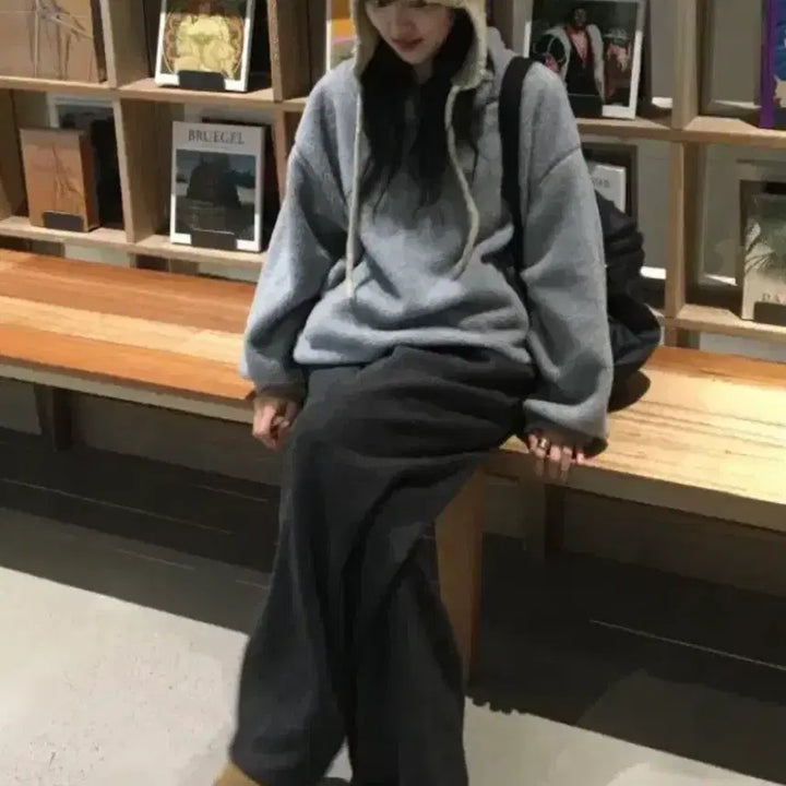 [BUNJANG] ONF ON:D Knitting Pants Charcoal / 오니드 onid 니팅 팬츠 차콜